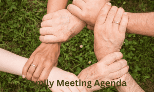 Family Meeting Agenda